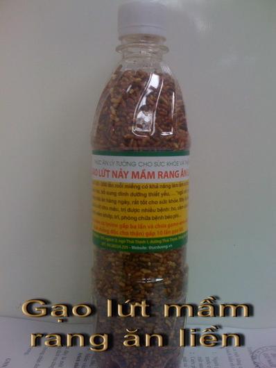 Gạo lứt nảy mầm rang ăn liền